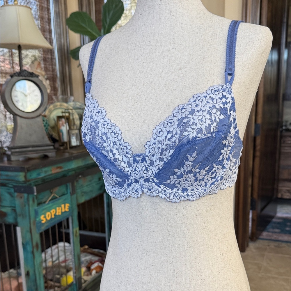 Wacoal Lace Bra in Light Blue